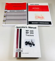 MASSEY FERGUSON MF 250 TRACTOR SERVICE PARTS OPERATORS MANUAL SHOP BOOK SET OVHL