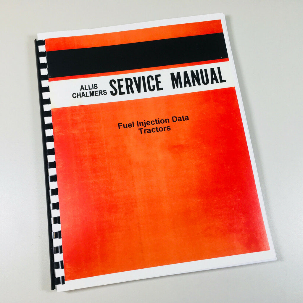 ALLIS CHALMERS FUEL INJECTION DATA HD3 TRACTOR SERVICE MANUAL-01.JPG