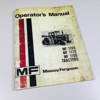 MASSEY FERGUSON MF 1105 1135 1155 TRACTORS OPERATORS OWNERS MANUAL MAINTENANCE-01.JPG