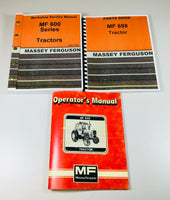 MASSEY FERGUSON MF 698 TRACTOR SERVICE PARTS OPERATORS REPAIR MANUAL SHOP SET