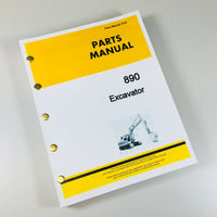 PARTS MANUAL FOR JOHN DEERE 890 EXCAVATOR CATALOG ASSEMBLY EXPLODED VIEWS