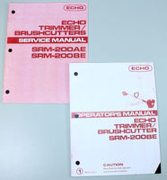 SET ECHO SRM 200BE TRIMMER BRUSH CUTTER SERVICE OPERATOR OWNERS REPAIR MANUAL