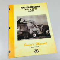 MASSEY FERGUSON MF 99 102 UTILITY LOADER OPERATORS OWNERS MANUAL MAINTENANCE-01.JPG