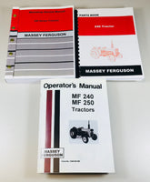 MASSEY FERGUSON MF 240 TRACTOR SERVICE PARTS OPERATORS MANUAL SHOP BOOK SET OVHL