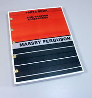 MASSEY FERGUSON AGR TRACTOR ACCESSORIES PARTS CATALOG BOOK 100 200 1000 SER 1976-01.JPG
