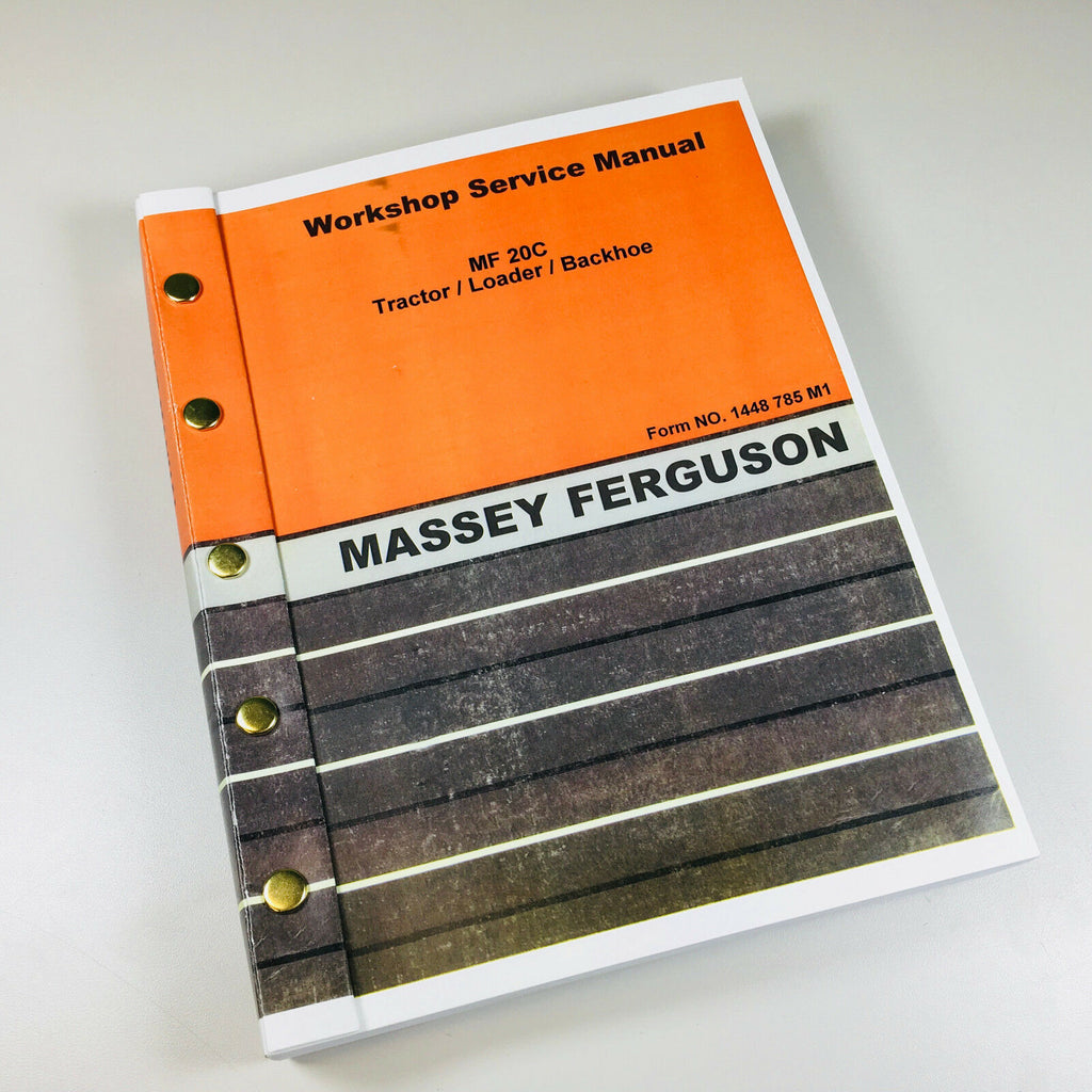 MASSEY FERGUSON 20C TRACTOR LOADER BACKHOE SERVICE REPAIR MANUAL SHOP BOOK OVHL-01.JPG