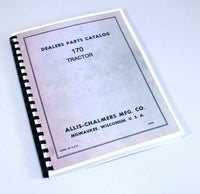 ALLIS CHALMERS 170 TRACTOR PARTS CATALOG MANUAL EXPLODED VIEWS