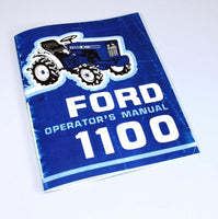 FORD 1100 OPERATORS OWNERS MANUAL TRACTOR MAINTENANCE CONTROLS OPERATION LUBE-01.JPG