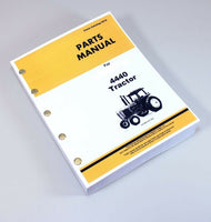 PARTS MANUAL FOR JOHN DEERE 4440 TRACTORS CATALOG ASSEMBLY EXPLODED VIEWS