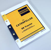 CAT D8 TRACTOR CATERPILLAR SERVICE REPAIR MANUAL TECHNICAL SHOP BOOK OVERHAUL
