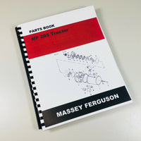 MASSEY FERGUSON 285 TRACTOR PARTS CATALOG MANUAL BOOK ASSEMBLY NUMBERS