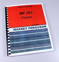 MASSEY FERGUSON 261 TRACTOR PARTS CATALOG MANUAL BOOK ASSEMBLY NUMBERS