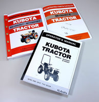 KUBOTA B6100HST-E TRACTOR SERVICE PARTS OPERATORS MANUAL OWNERS CATALOG BOOK