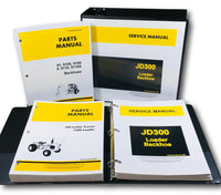 SERVICE PARTS MANUAL JOHN DEERE 300 JD300 INDUSTRIAL TRACTOR LOADER BACKHOE SET-01.JPG