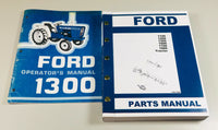 FORD 1300 TRACTOR OWNERS OPERATORS MANUAL PARTS CATALOG SET-01.JPG