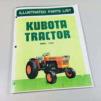 KUBOTA L225 TRACTOR PARTS ASSEMBLY MANUAL CATALOG EXPLODED VIEWS NUMBERS