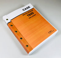 CASE 1840 UNI-LOADER SKID STEER SERVICE REPAIR MANUAL TECHNICAL SHOP BOOK OVHL