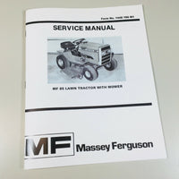 MASSEY FERGUSON MF 85 LAWN GARDEN TRACTOR MOWER SERVICE SHOP MANUAL
