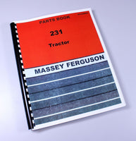 MASSEY FERGUSON 231 TRACTOR PARTS CATALOG MANUAL BOOK ASSEMBLY NUMBERS-01.JPG