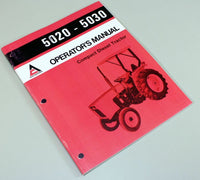 ALLIS CHALMERS 5020 5030 TRACTOR OWNERS OPERATORS MANUAL MAINTENANCE