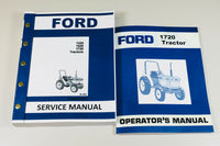 SET FORD 1720 TRACTOR SERVICE OPERATORS OWNERS REPAIR SHOP MANUAL REPAIR BOOKS