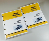 PARTS MANUAL FOR JOHN DEERE 6620 COMBINE ASSEMBLY CATALOG 2 VOLUMES