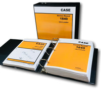 CASE 1840 UNI-LOADER SKID STEER SERVICE MANUAL PARTS CATALOG SHOP BOOK SET OVHL-01.JPG