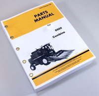 PARTS MANUAL FOR JOHN DEERE 6600 COMBINE CATALOG ASSEMBLY EXPLODE VIEWS