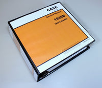 CASE 1835B UNI-LOADER SERVICE MANUAL TECHNICAL REPAIR SHOP BOOK OVERHAUL BINDER-01.JPG