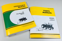 Operators Parts Manual set for John Deere Number 10 Side Mount Sickel Bar Mower