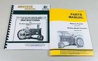 SERVICE OPERATORS MANUAL PARTS CATALOG for JOHN DEERE A UNSTYLED TRACTOR