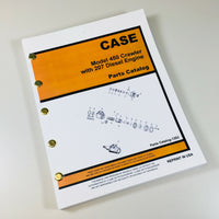 CASE 450 CRAWLER DOZER w/207 ENGINE PARTS MANUAL CATALOG ASSEMBLY BULLDOZER