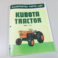 KUBOTA L175 TRACTOR PARTS ASSEMBLY MANUAL CATALOG