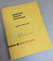 NEW HOLLAND SPERRY MODEL 315 SMALL SQUARE BALER PARTS CATALOG MANUAL ISSUE 5-81-01.JPG