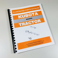 KUBOTA G6200H TRACTOR PARTS ASSEMBLY MANUAL CATALOG EXPLODED VIEWS NUMBERS