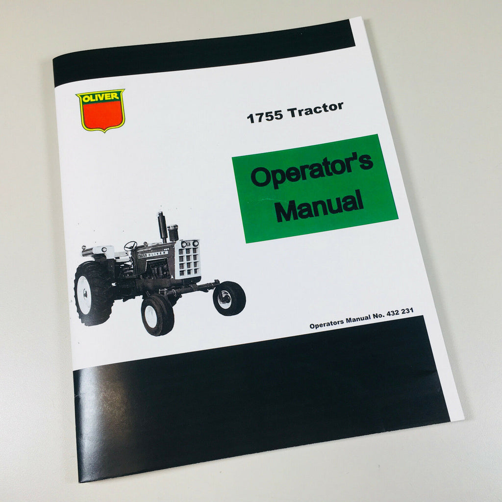 OLIVER 1755 TRACTOR OWNERS OPERATORS MANUAL MAINTENANCE-01.JPG