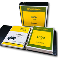 Service Manual For John Deere 4020 4000 Tractor Technical Parts Catalog 0-200999