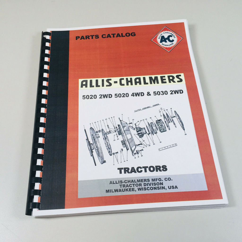 ALLIS CHALMERS 5020 5030 2wd 4wd TRACTOR PARTS MANUAL CATALOG-01.JPG