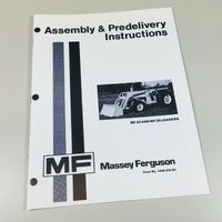MASSEY FERGUSON MF 32 34 LOADER ASSEMBLY PREDILIVERY INSTRUCTIONS OWNERS MANUAL
