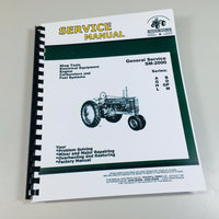 GENERAL SERVICE MANUAL FOR JOHN DEERE TRACTORS & ENGINES SM-2000