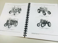 PARTS OPERATORS OWNERS MANUAL SET FOR JOHN DEERE 620 TRACTOR OWNERS SN 6213100up