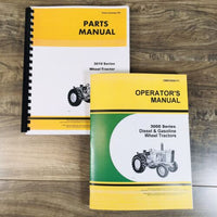 Parts Operators Manual Set For John Deere 3000 Series Wheel Tractor 3010 Book Jd