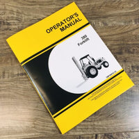 Operators Manual For John Deere Jd 380 Forklift Owners Book Maintenance Printed