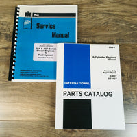 INTERNATIONAL D-407 DIESEL ENGINE ONLY FOR 856 TRACTOR SERVICE PARTS MANUAL SET