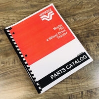 Versatile 700 Tractor Parts Manual Catalog Book Assembly Schematics 4Wd
