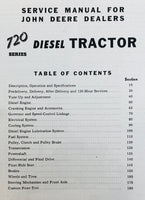 Service Manual Parts Catalog Set For John Deere 720 730 Diesel Tractor Shop Book