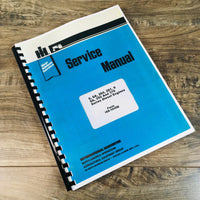 INTERNATIONAL 9 SERIES DIESEL ENGINES SERVICE MANUAL BOOK FOR TD-9 UD-9 MACHINES