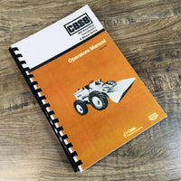 Case W9 Gas Terraloader Wheel Loader Operators Manual Owners Maintenance 4WD