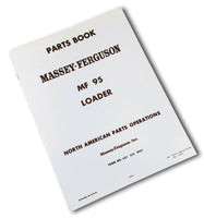 MASSEY FERGUSON 95 LOADER PARTS MANUAL CATALOG BOOK SCHEMATIC AGRICULTURE MF