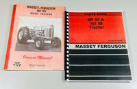 MASSEY FERGUSON MF 85 DIESEL TRACTOR OPERATORS MANUAL PARTS CATALOG